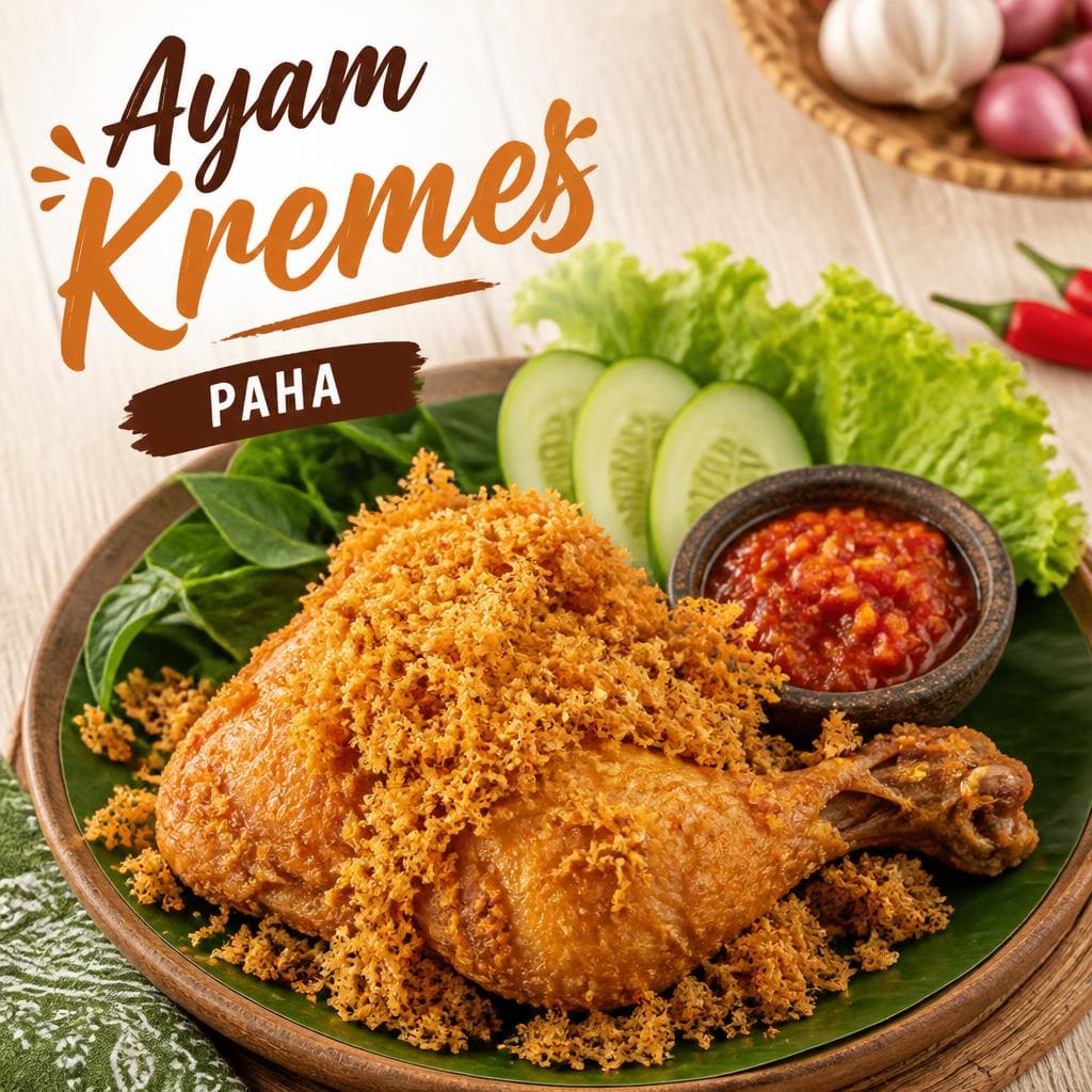 Ayam Kremes Paha Martabak 999 Asli Bandung